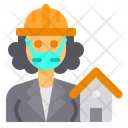 پیش‌نمایش فایل architect-3433373 از پک آواتار شغل زن با ماسک