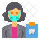 پیش‌نمایش فایل dentist-3433384 از پک آواتار شغل زن با ماسک