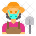 پیش‌نمایش فایل farmer-3433390 از پک آواتار شغل زن با ماسک