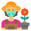 پیش‌نمایش فایل gardener-3433394 از پک آواتار شغل زن با ماسک