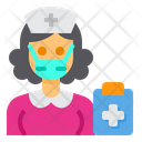 پیش‌نمایش فایل nurse-3433403 از پک آواتار شغل زن با ماسک