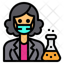 پیش‌نمایش فایل chemist-3433332 از پک آواتار شغل زن با ماسک