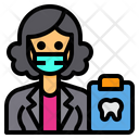 پیش‌نمایش فایل dentist-3433334 از پک آواتار شغل زن با ماسک