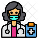 پیش‌نمایش فایل doctor-3433336 از پک آواتار شغل زن با ماسک
