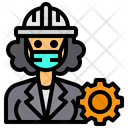 پیش‌نمایش فایل engineer-3433339 از پک آواتار شغل زن با ماسک