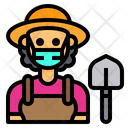 پیش‌نمایش فایل farmer-3433340 از پک آواتار شغل زن با ماسک