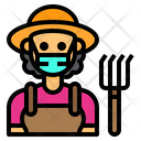 پیش‌نمایش فایل farmer-3433341 از پک آواتار شغل زن با ماسک