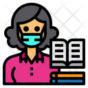 پیش‌نمایش فایل librarian-3433349 از پک آواتار شغل زن با ماسک