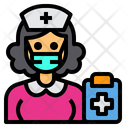 پیش‌نمایش فایل nurse-3433353 از پک آواتار شغل زن با ماسک