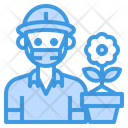 پیش‌نمایش فایل gardener-3435634 از پک آواتار شغل مرد با ماسک