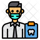 پیش‌نمایش فایل dentist-3435874 از پک آواتار شغل مرد با ماسک