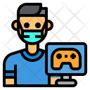 پیش‌نمایش فایل gamer-3435884 از پک آواتار شغل مرد با ماسک