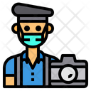 پیش‌نمایش فایل photographer-3435897 از پک آواتار شغل مرد با ماسک