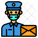 پیش‌نمایش فایل postman-3435899 از پک آواتار شغل مرد با ماسک