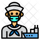 پیش‌نمایش فایل sailor-3435902 از پک آواتار شغل مرد با ماسک