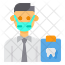 پیش‌نمایش فایل dentist-3435924 از پک آواتار شغل مرد با ماسک