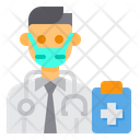 پیش‌نمایش فایل doctor-3435926 از پک آواتار شغل مرد با ماسک