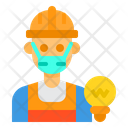 پیش‌نمایش فایل electrician-3435928 از پک آواتار شغل مرد با ماسک