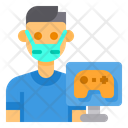 پیش‌نمایش فایل gamer-3435934 از پک آواتار شغل مرد با ماسک