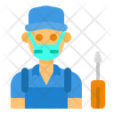 پیش‌نمایش فایل mechanic-3435941 از پک آواتار شغل مرد با ماسک