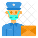 پیش‌نمایش فایل postman-3435949 از پک آواتار شغل مرد با ماسک