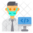 پیش‌نمایش فایل programmer-3435951 از پک آواتار شغل مرد با ماسک