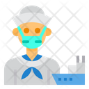 پیش‌نمایش فایل sailor-3435952 از پک آواتار شغل مرد با ماسک