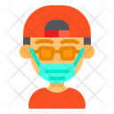 پیش‌نمایش فایل boy-wear-medical-mask-3436284 از پک آواتار کودکان با ماسک