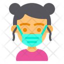 پیش‌نمایش فایل cute-girl-wear-mask-3436305 از پک آواتار کودکان با ماسک