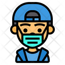 پیش‌نمایش فایل boy-wear-medical-mask-3436093 از پک آواتار کودکان با ماسک
