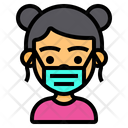 پیش‌نمایش فایل cute-girl-wear-mask-3436115 از پک آواتار کودکان با ماسک