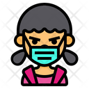 پیش‌نمایش فایل girl-wear-medical-mask-3436108 از پک آواتار کودکان با ماسک
