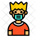 پیش‌نمایش فایل boy-with-mask-3685654 از پک آواتار کودکان با ماسک پزشکی