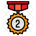 پیش‌نمایش فایل second-medal-4029114 از پک پاداش‌ها و نشان‌ها