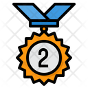 پیش‌نمایش فایل second-medal-4029142 از پک پاداش‌ها و نشان‌ها