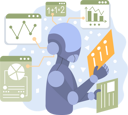 پیش‌نمایش فایل ai-robot-reading-report-9295556 از پک هوش مصنوعی