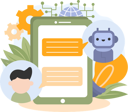پیش‌نمایش فایل human-chatting-with-ai-robot-online-9295546 از پک هوش مصنوعی