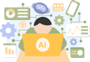 پیش‌نمایش فایل human-exploring-cyberspace-9295547 از پک هوش مصنوعی