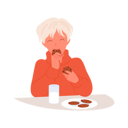 پیش‌نمایش فایل boy-eating-cookies-9167081 از پک فعالیت پسر