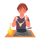پیش‌نمایش فایل boy-making-omlette-9167090 از پک فعالیت پسر