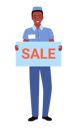 پیش‌نمایش فایل bakery-boy-holding-sale-board-9167123 از پک پسر نانوایی