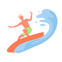 پیش‌نمایش فایل male-riding-surfboard-9190877 از پک موج سواری