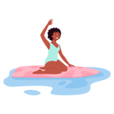 پیش‌نمایش فایل woman-riding-surfboard-9190880 از پک موج سواری