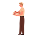 پیش‌نمایش فایل sales-boy-holding-tomato-basket-9190842 از پک پسر فروش