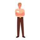 پیش‌نمایش فایل sales-boy-standing-crossing-arm-9190839 از پک پسر فروش