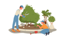 پیش‌نمایش فایل farmer-planting-9190338 از پک باغبانی