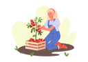 پیش‌نمایش فایل woman-harvest-vegetable-9190344 از پک باغبانی