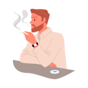 پیش‌نمایش فایل beard-man-smoking-9300743 از پک فعالیت مرد