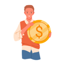 پیش‌نمایش فایل boy-holding-coin-9300748 از پک فعالیت مرد