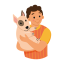 پیش‌نمایش فایل boy-holding-dog-9300738 از پک فعالیت مرد